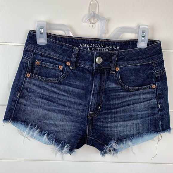 American Eagle Outfitters Pants - American Eagle Hi-Rise Festival Cutoff Jean Shorts Size 2